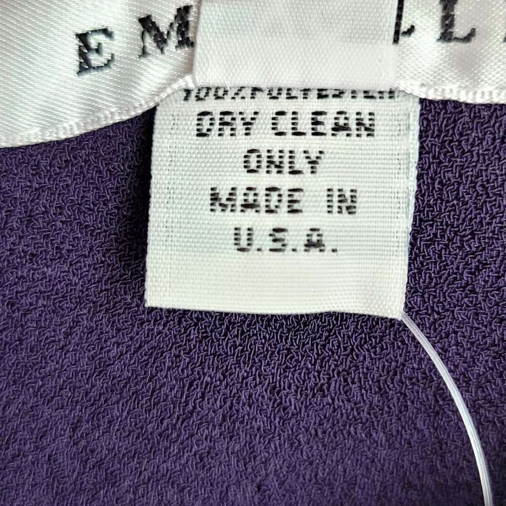 NWT Emmelle Blackberry Dark Purple Sleeveless Career Shift Dress - Picture 7 of 10